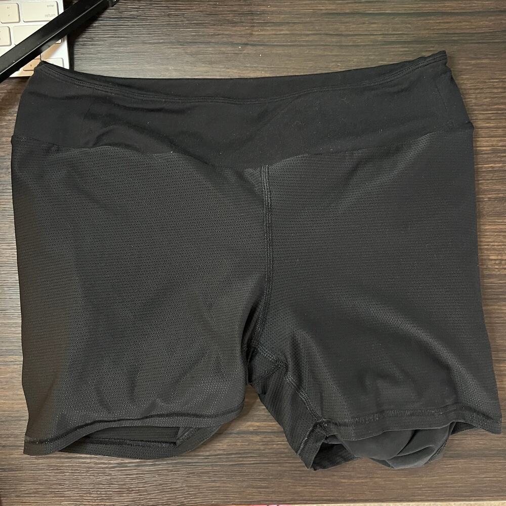 Athleta Soho Skort Black Athletic Skirt Built In Shorts Size 6 - Picture 13 of 15